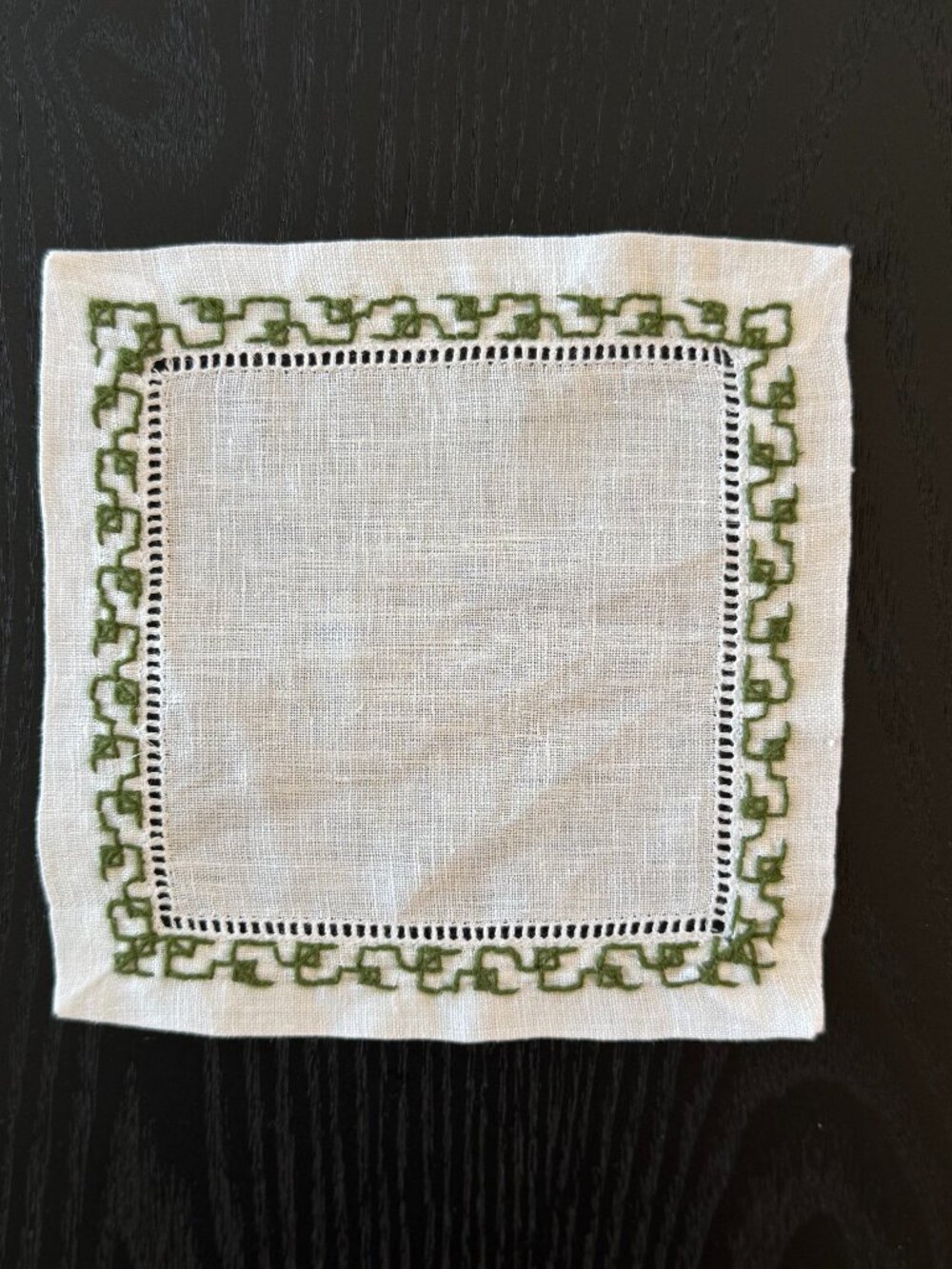 Hand Embroidered Moroccan Cocktail Napkin